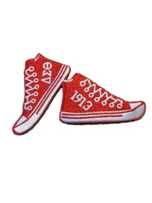 Delta Sigma Theta and Chucks Iron-On Patch