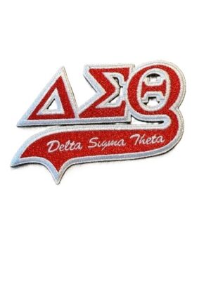 Delta Sigma Theta Symbols Iron-On Patch