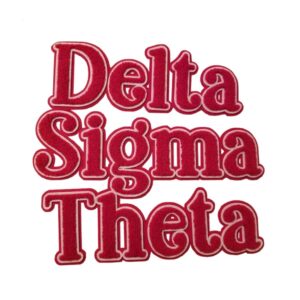 Delta Sigma Theta Large Iron-On Patch
